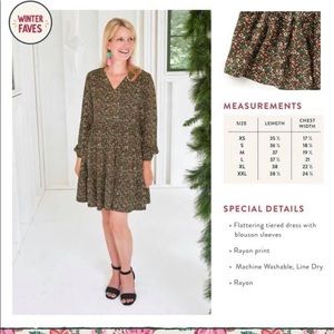 NWT- Fabulously floral dress women’s L